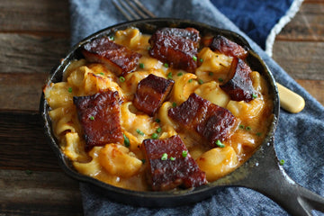 Pork Belly Burnt End Mac and Cheese